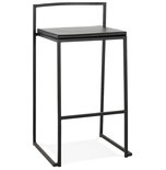 Barkruk CARO MINI Zwart-Zwart