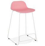 Barkruk SLADE MINI Roze-Wit