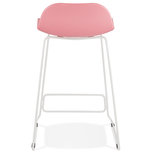 Barkruk SLADE MINI Roze-Wit
