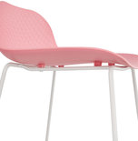Barkruk SLADE MINI Roze-Wit
