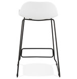 Barkruk SLADE MINI Wit-Zwart