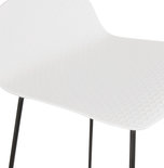 Barkruk SLADE MINI Wit-Zwart