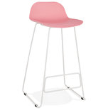 Barkruk SLADE Roze-Wit