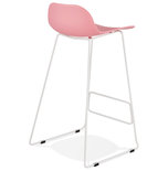 Barkruk SLADE Roze-Wit