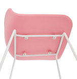Barkruk SLADE Roze-Wit