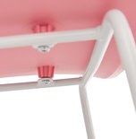 Barkruk SLADE Roze-Wit