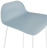 Barkruk SLADE Blauw-Wit