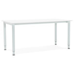 Bureau-Vergadertafel BURO Wit-Wit 160x80cm