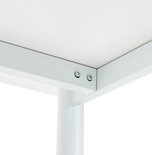 Bureau-Vergadertafel BURO Wit-Wit 160x80cm