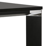 Bureau-Vergadertafel EFYRA Zwart-Zwart 160x160cm