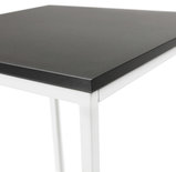 Bartafel MILLIE Zwart-Wit 60x60x102cm