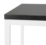 Bartafel MILLIE Zwart-Wit 60x60x102cm