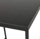 Bartafel MILLIE Zwart-Zwart 60x60x102cm