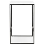Bartafel MILLIE Wit-Zwart 60x60x102cm