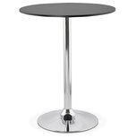 Bartafel LYNN Zwart 90x90x110cm