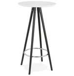 Bartafel DEBOO Wit-Zwart 60x60x110cm