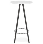 Bartafel DEBOO Wit-Zwart 60x60x110cm
