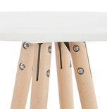 Bartafel DEBOO Wit-Naturel 60x60x110cm
