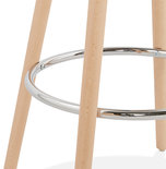 Bartafel DEBOO Wit-Naturel 60x60x110cm