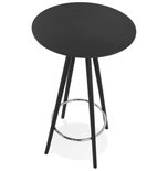 Bartafel DEBOO Zwart-Zwart 60x60x110cm