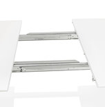 Eettafel DIAMANTO Wit-Zwart (170-270)x100x73 cm