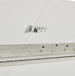 Eettafel DIAMANTO Wit-Zwart (170-270)x100x73 cm