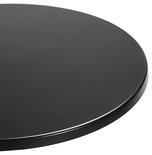 Tafelblad HORECA Rond Zwart 70x2,6cm