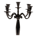 Kandelaar Classic alu zwart/goud 40,5cm