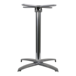 Onderstel alu rvs look,inklapbaar,4-pt, stapelbaar