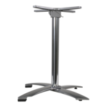 Onderstel alu rvs look,inklapbaar,4-pt, stapelbaar