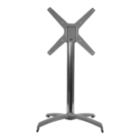 Onderstel alu rvs look,inklapbaar,4-pt, stapelbaar