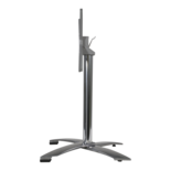 Onderstel alu rvs look,inklapbaar,4-pt, stapelbaar