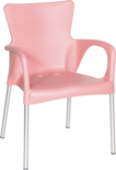 Stapelstoel Bella roze