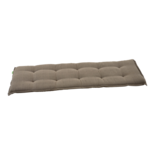 Bankkussen taupe 120x47x6cm
