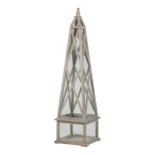 Windlicht Himalaya hout (set van 3)