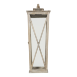 Windlicht Norway hout (set van 2)