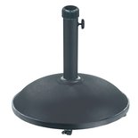 Parasolvoet rond beton 50kg zwart, op wieltjes (verpakking beschadigd)