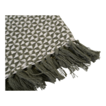 Outdoor Living - Plaid groen/beige, 125x150cm