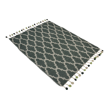 Outdoor Living - Plaid Pompon green 125x150cm