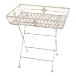 Outdoor Living - Dienbladtafel Viva la vida old white