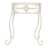 Outdoor Living - Plantentafeltje Viva la vida old white vierkant