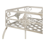 Outdoor Living - Plantentafeltje Viva la vida old white vierkant
