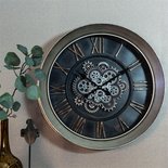 Countryfield - Wandklok Maddox messing Ø64CM