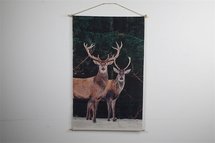 Countryfield - Wanddoek Herten LED timer 66x110CM