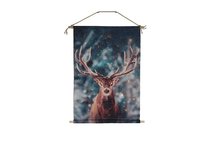 Countryfield - Wanddoek Hert LED timer 40x60CM