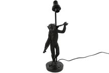Countryfield - Tafellamp aap douche Orwell zwart 48,5CM