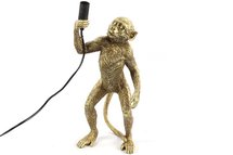 Countryfield - Tafellamp aap Cheeta goud 43CM