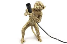 Countryfield - Tafellamp aap Cheeta goud 39,5CM