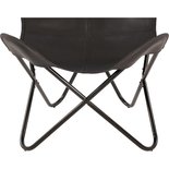Outdoor Living - Vlinderstoel Cabra Zwart 75x75x87cm