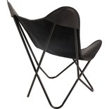 Outdoor Living - Vlinderstoel Cabra Zwart 75x75x87cm